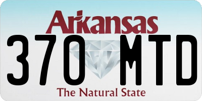 AR license plate 370MTD