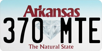AR license plate 370MTE