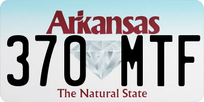 AR license plate 370MTF