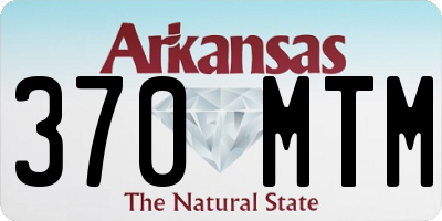 AR license plate 370MTM