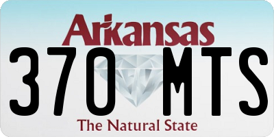 AR license plate 370MTS
