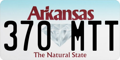 AR license plate 370MTT