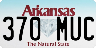 AR license plate 370MUC