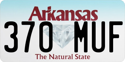 AR license plate 370MUF