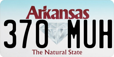 AR license plate 370MUH