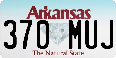 AR license plate 370MUJ