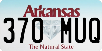 AR license plate 370MUQ