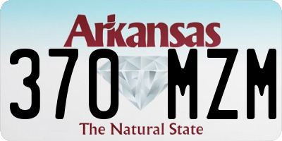 AR license plate 370MZM