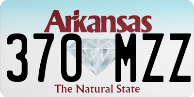 AR license plate 370MZZ
