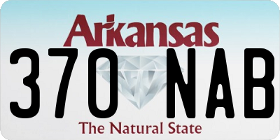 AR license plate 370NAB