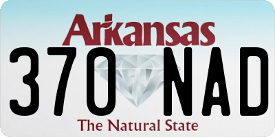 AR license plate 370NAD