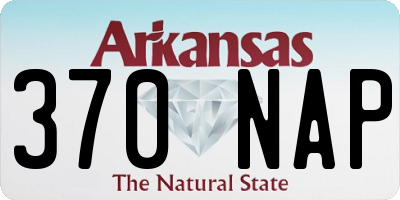 AR license plate 370NAP