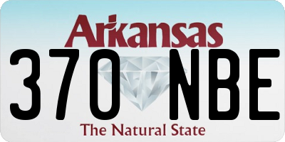 AR license plate 370NBE