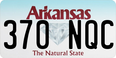 AR license plate 370NQC