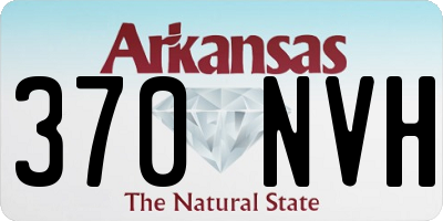 AR license plate 370NVH