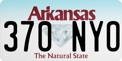 AR license plate 370NYO