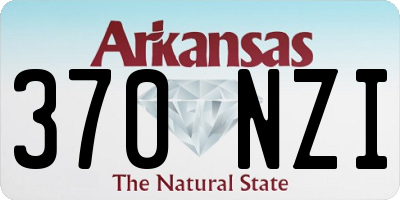 AR license plate 370NZI