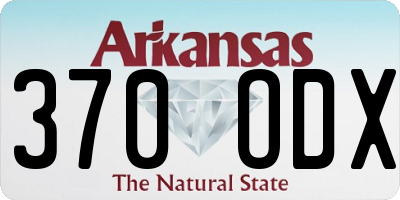 AR license plate 370ODX