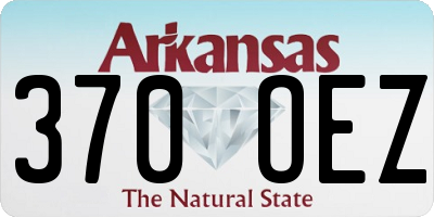 AR license plate 370OEZ