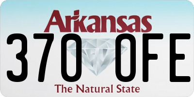AR license plate 370OFE