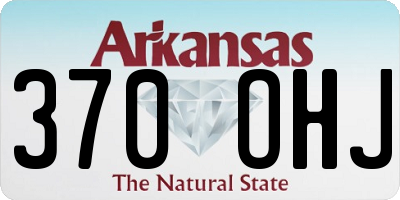AR license plate 370OHJ