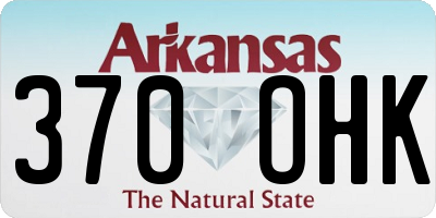 AR license plate 370OHK