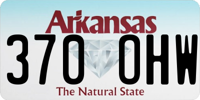 AR license plate 370OHW