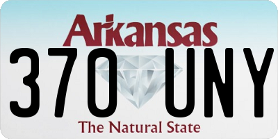 AR license plate 370UNY