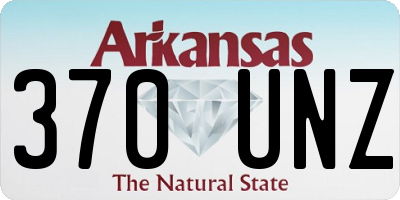AR license plate 370UNZ