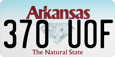 AR license plate 370UOF