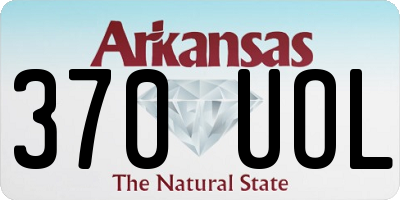 AR license plate 370UOL