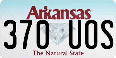 AR license plate 370UOS