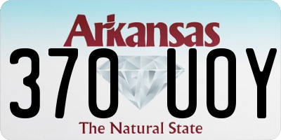 AR license plate 370UOY