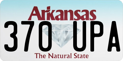 AR license plate 370UPA