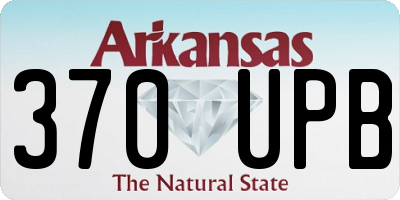 AR license plate 370UPB