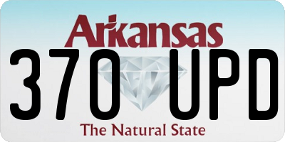 AR license plate 370UPD