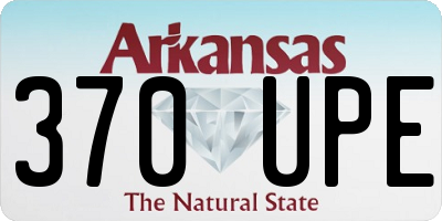 AR license plate 370UPE