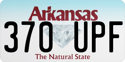 AR license plate 370UPF
