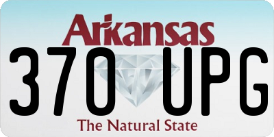 AR license plate 370UPG