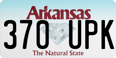 AR license plate 370UPK