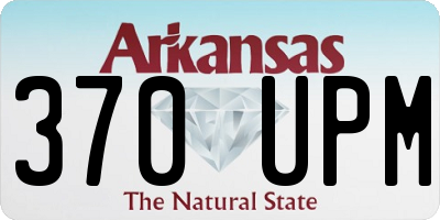 AR license plate 370UPM