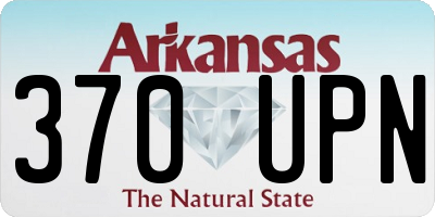 AR license plate 370UPN