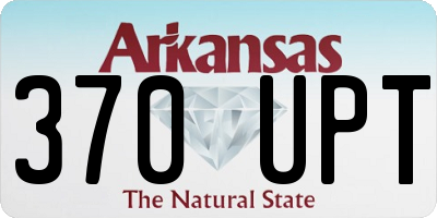 AR license plate 370UPT
