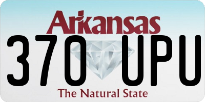 AR license plate 370UPU
