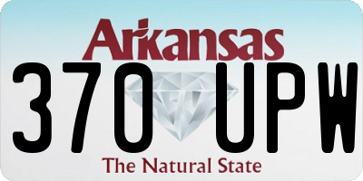 AR license plate 370UPW