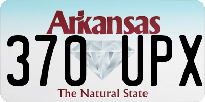 AR license plate 370UPX