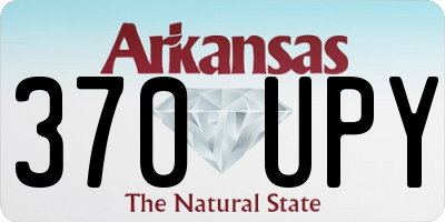 AR license plate 370UPY
