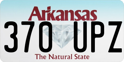 AR license plate 370UPZ