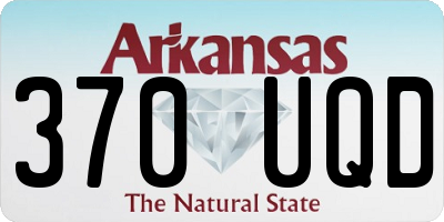AR license plate 370UQD