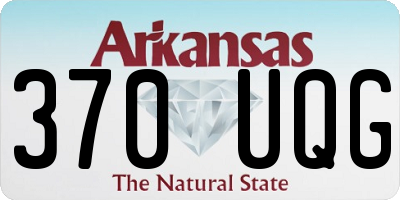 AR license plate 370UQG